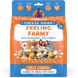 Weruva Feeling Farmy Freeze-Dried Dog Food, 5.5-oz bag