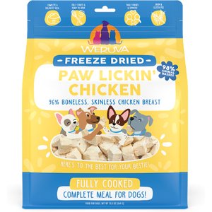 Weruva Paw Lickin' Chicken Freeze-Dried Dog Food, 13-oz bag