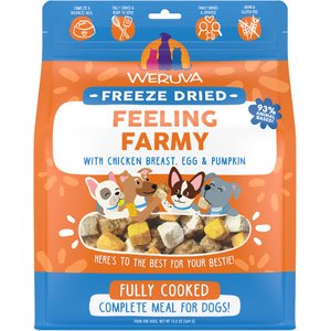 Weruva Feeling Farmy Freeze-Dried Dog Food, 13-oz bag