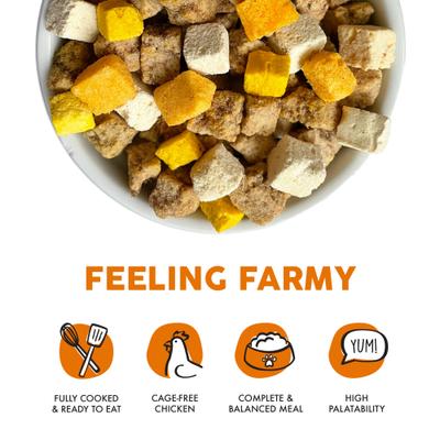 Show full view: Weruva Feeling Farmy Freeze-Dried Dog Food, 5.5-oz bag slide 4 of 13