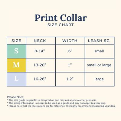 Show full view: Lucy & Co. Cozy Cottage Dog Collar, Medium: 13 to 20-in neck, 1-in wide slide 4 of 4