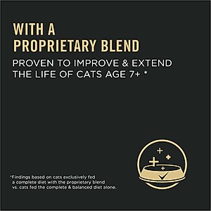 Purina Pro Plan Prime Plus Adult 7+ Chicken & Rice Formula Dry Cat Food, 12.5-lb bag