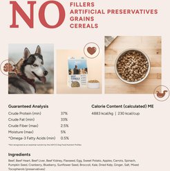 360 Pet Nutrition Beef Grain-Free Adult Freeze-Dried Dog Food, 48-oz bag slide 2 of 6