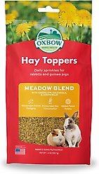 Oxbow Premium Timothy Hay Meadow Blend Small Animal Feed Topper, 2-oz bag