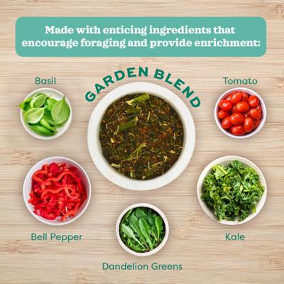 Show full view: Oxbow Premium Timothy Hay Garden Blend Small Animal Feed Topper, 2-oz bag slide 3 of 7