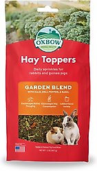 Oxbow Premium Timothy Hay Garden Blend Small Animal Feed Topper, 2-oz bag