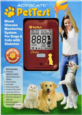 PETTEST Blood Glucose Monitoring System for Dogs Cats