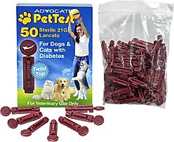 PetTest Twist Top Lancets, 50 count