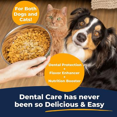 Show full view: Tartar Shield Sprinkles Human-Grade Beef Dog & Cat Dry Food Topping, 2.8-oz bag slide 4 of 7