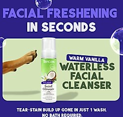 TropiClean Waterless Dog Facial Cleanser, 7.4-fl oz bottle slide 2 of 9