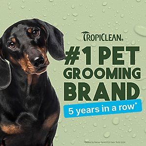 TropiClean Deodorizing Perfume & Odor Eliminating Baby Powder Scent Dog & Cat Spray, 8-fl oz bottle