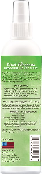 Show full view: TropiClean Deodorizing Perfume & Odor Eliminating Kiwi Blossom Scent Dog & Cat Spray, 8-fl oz bottle slide 2 of 12