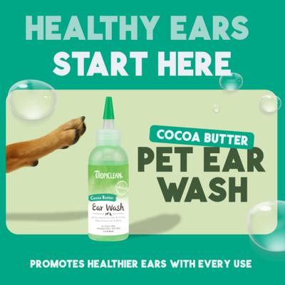 Show full view: TropiClean Alcohol Free Ear Wash for Dogs, 4-fl oz bottle slide 3 of 9