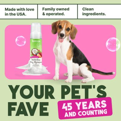 Show full view: TropiClean Dry No Rinse Waterless Deep Cleaning Dog Shampoo, Berry Fresh Scent, 7.4-fl oz bottle slide 7 of 11