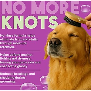 TropiClean Detangling & Dematting Tangle Remover Dog Spray, 16-fl oz bottle