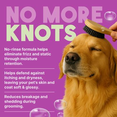 Show full view: TropiClean Detangling & Dematting Tangle Remover Dog Spray, 16-fl oz bottle slide 5 of 10