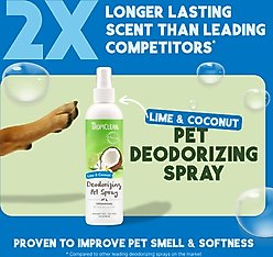TropiClean Deodorizing Perfume & Odor Eliminating Lime & Coconut Scent, Dog & Cat Spray, 8-fl oz bottle slide 2 of 9