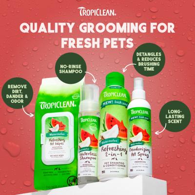 Show full view: TropiClean Watermelon Dog Deodorizing Spray, 8-fl oz bottle slide 8 of 9
