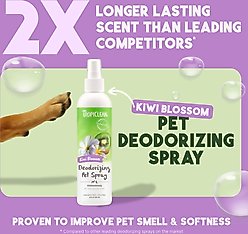 TropiClean Deodorizing Perfume & Odor Eliminating Kiwi Blossom Scent Dog & Cat Spray, 8-fl oz bottle slide 2 of 9