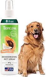 TropiClean Deodorizing Perfume & Odor Eliminating Papaya Scent Dog & Cat Spray, 8-fl oz bottle