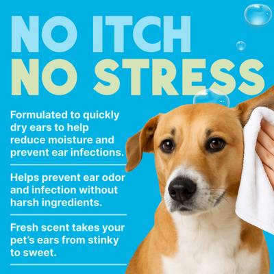 Show full view: TropiClean Dual Action Ear Cleaner for Dogs, 4-fl oz bottle slide 5 of 9