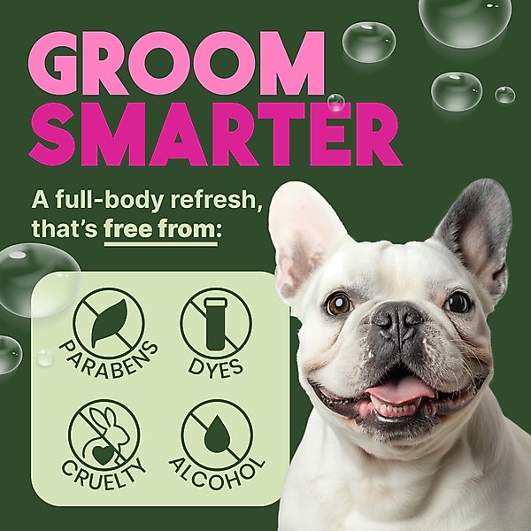 Show full view: TropiClean Deodorizing Perfume & Odor Eliminating Berry Breeze Scent Dog & Cat Spray, 8-fl oz bottle slide 6 of 11