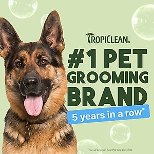 TropiClean Dry No Rinse Waterless Hypo Allergenic Dog & Cat Shampoo, 7.4-fl oz bottle