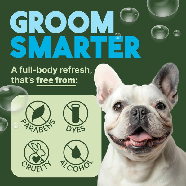 Show full view: TropiClean Deodorizing Perfume & Odor Eliminating Baby Powder Scent Dog & Cat Spray, 8-fl oz bottle slide 6 of 12