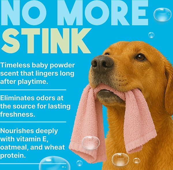 Show full view: TropiClean Deodorizing Perfume & Odor Eliminating Baby Powder Scent Dog & Cat Spray, 8-fl oz bottle slide 5 of 12