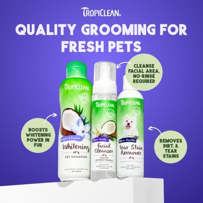 Show full view: TropiClean Waterless Dog Facial Cleanser, 7.4-fl oz bottle slide 8 of 11