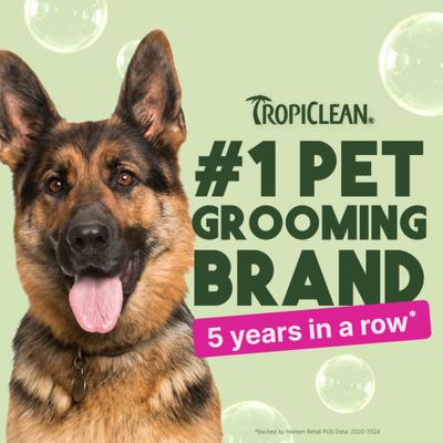 Show full view: TropiClean Dry No Rinse Waterless Deep Cleaning Dog Shampoo, Berry Fresh Scent, 7.4-fl oz bottle slide 4 of 11
