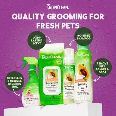 Show full view: TropiClean Detangling & Dematting Tangle Remover Dog Spray, 16-fl oz bottle slide 8 of 10