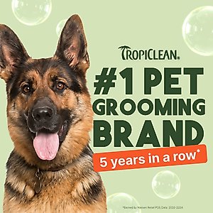TropiClean Dry No Rinse Waterless Papaya & Coconut Dog & Cat Shampoo, 7.4-fl oz