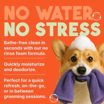 Show full view: TropiClean Dry No Rinse Waterless Papaya & Coconut Dog & Cat Shampoo, 7.4-fl oz slide 5 of 11