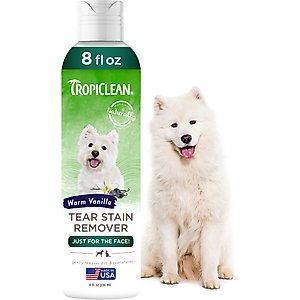 TropiClean Tearless Dog & Cat Tear Stain Remover, 8-fl oz bottle