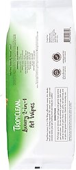 TropiClean 2-in-1 Papaya & Coconut Dirt & Odor Remover Wipes for Dogs & Cats, 100 count slide 2 of 9