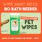 Show in main carousel: TropiClean 2-in-1 Papaya & Coconut Dirt & Odor Remover Wipes for Dogs & Cats, 100 count slide 3 of 10