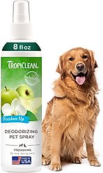 TropiClean Deodorizing Perfume & Odor Eliminating Freshen Up Scent Dog & Cat Spray, 8-fl oz bottle