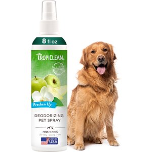 TropiClean Deodorizing Perfume & Odor Eliminating Freshen Up Scent Dog & Cat Spray, 8-fl oz bottle