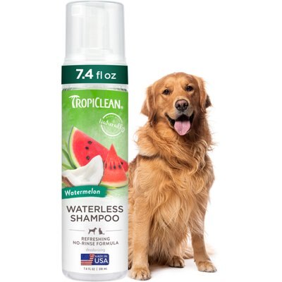 TropiClean TropiClean Watermelon Waterless Dog & Cat Shampoo, 7.4-fl oz bottle