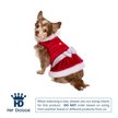 Show in main carousel: Hip Doggie Mrs. Claus Dog Dress, Red, Small slide 2 of 7