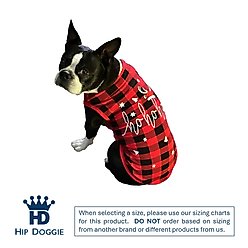 Hip Doggie Christmas Ho Ho Ho Holiday Tank Dog Shirt, Red, X-Large slide 2 of 7