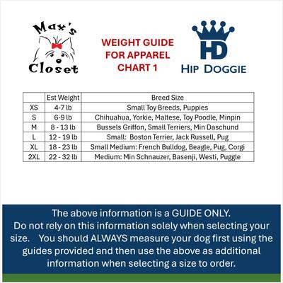 Show full view: Hip Doggie Christmas Stocking Dog Pajamas, Blue, Large slide 6 of 7