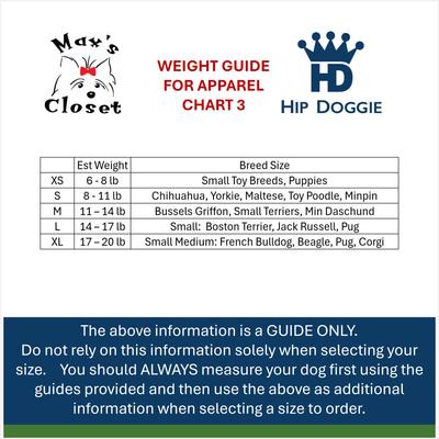 Show full view: Hip Doggie Christmas Santa Suit Dog Coat, Red, Large slide 6 of 8