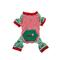 Show in main carousel: Hip Doggie Christmas Stripe Dog Pajamas, Red & Green, X-Small slide 1 of 7