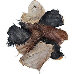 HDP Furry Cow Ears Dog Chews, 15 count