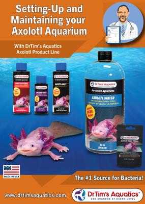 Show full view: Dr. Tim's Aquatics Axolotl One & Only Water Conditioner, 2-fl oz bottle slide 2 of 3