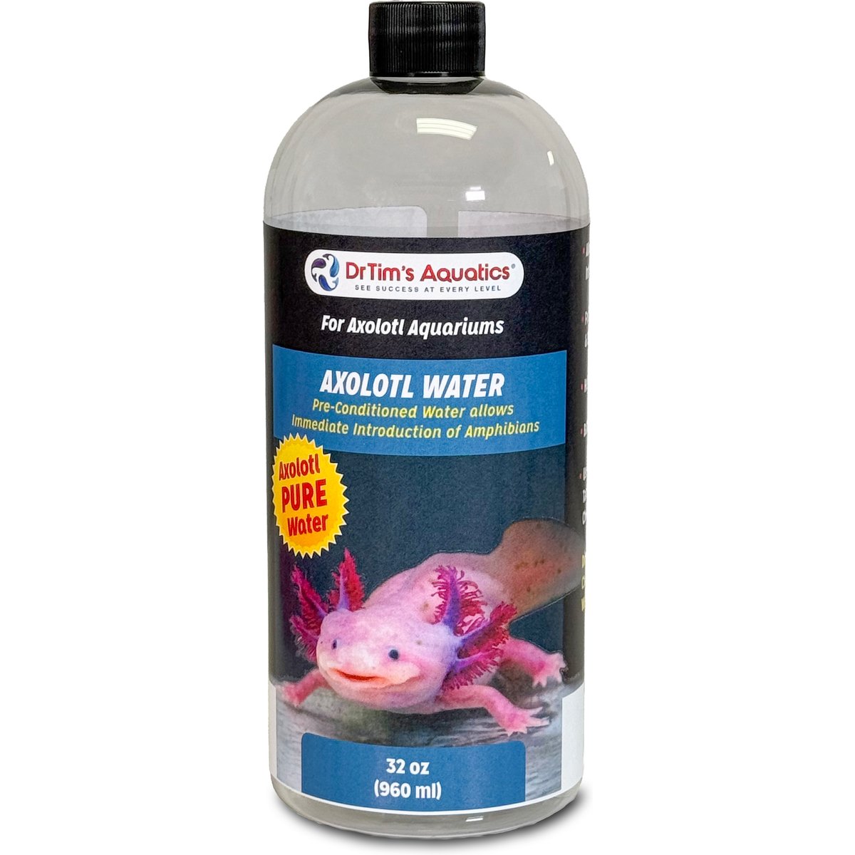 DrTim's Aquatics Axolotl Water Conditioner, 32-fl oz bottle