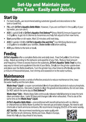 Show full view: Dr. Tim's Aquatics Betta Water Conditioner, 32-fl oz bottle slide 3 of 3