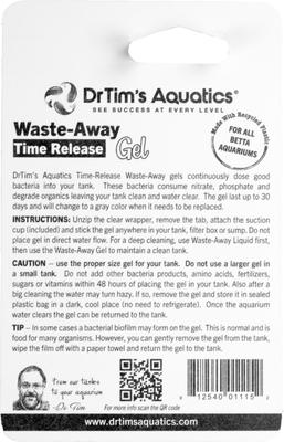 Show full view: Dr. Tim's Aquatics Waste-Away Gel Betta Water Conditioner, Small, 1 count slide 2 of 4